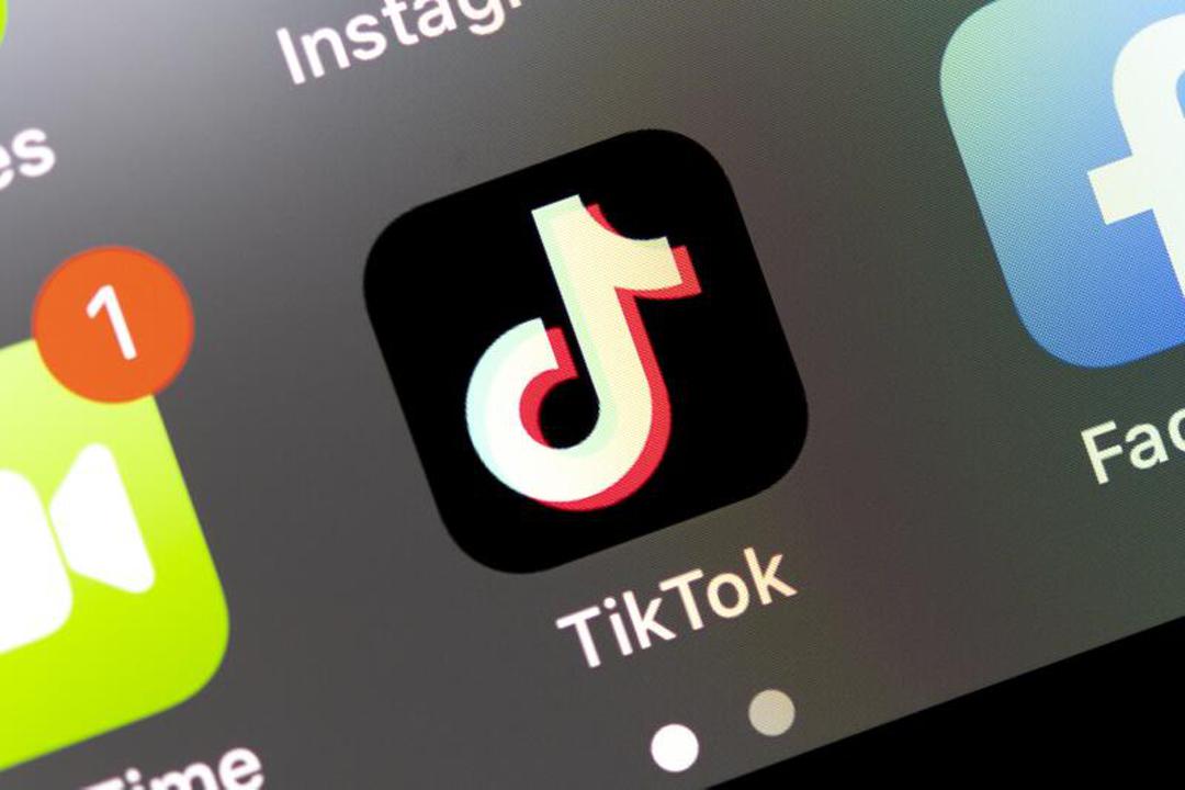 TikTok-App auf einem Smartphone