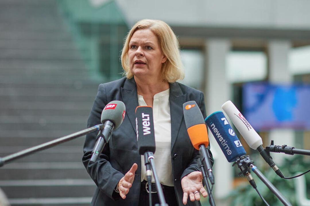 Bundesinnenministerin Nancy Faeser (Archivbild)