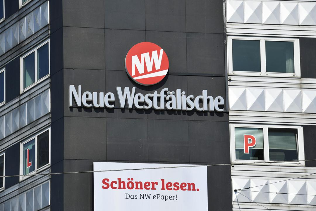 Verlagsgebäude der "Neuen Westfälischen" in Bielefeld