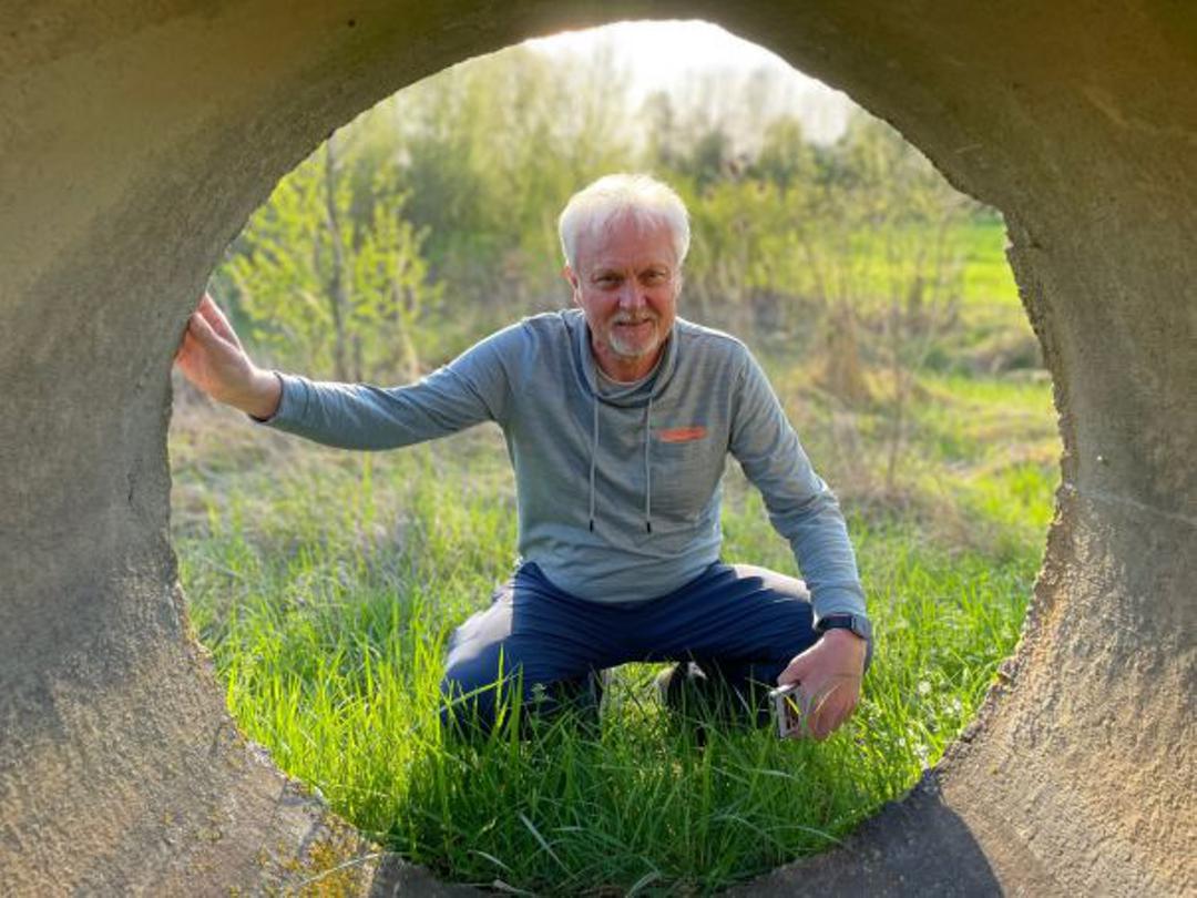 Roland Schreyer holte seine Familie durch die Rohre eines Bachs in den Westen