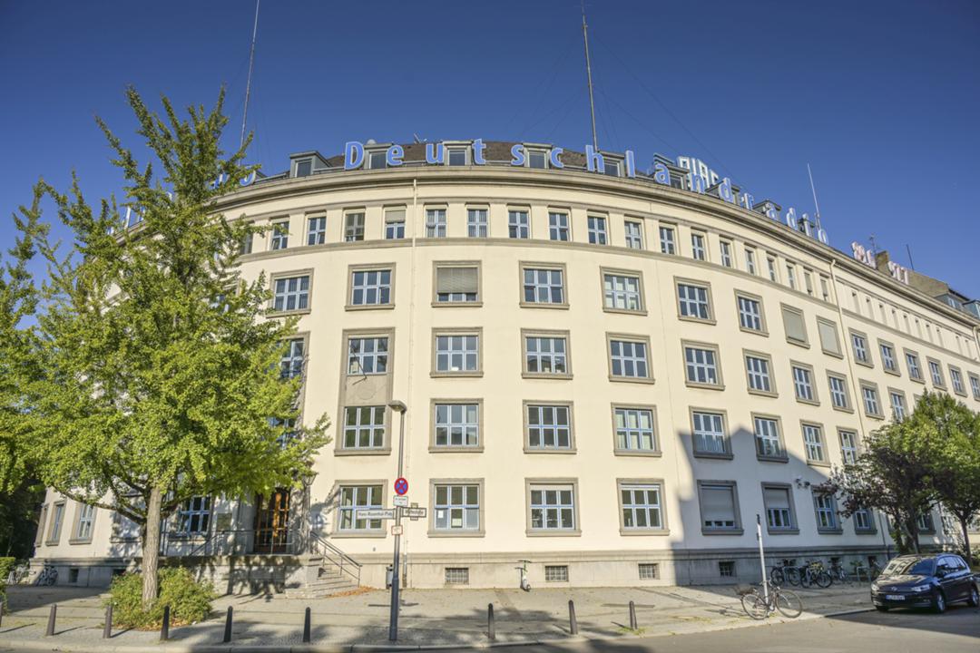 Funkhaus des Deutschlandradios am Hans-Rosenthal-Platz in Berlin