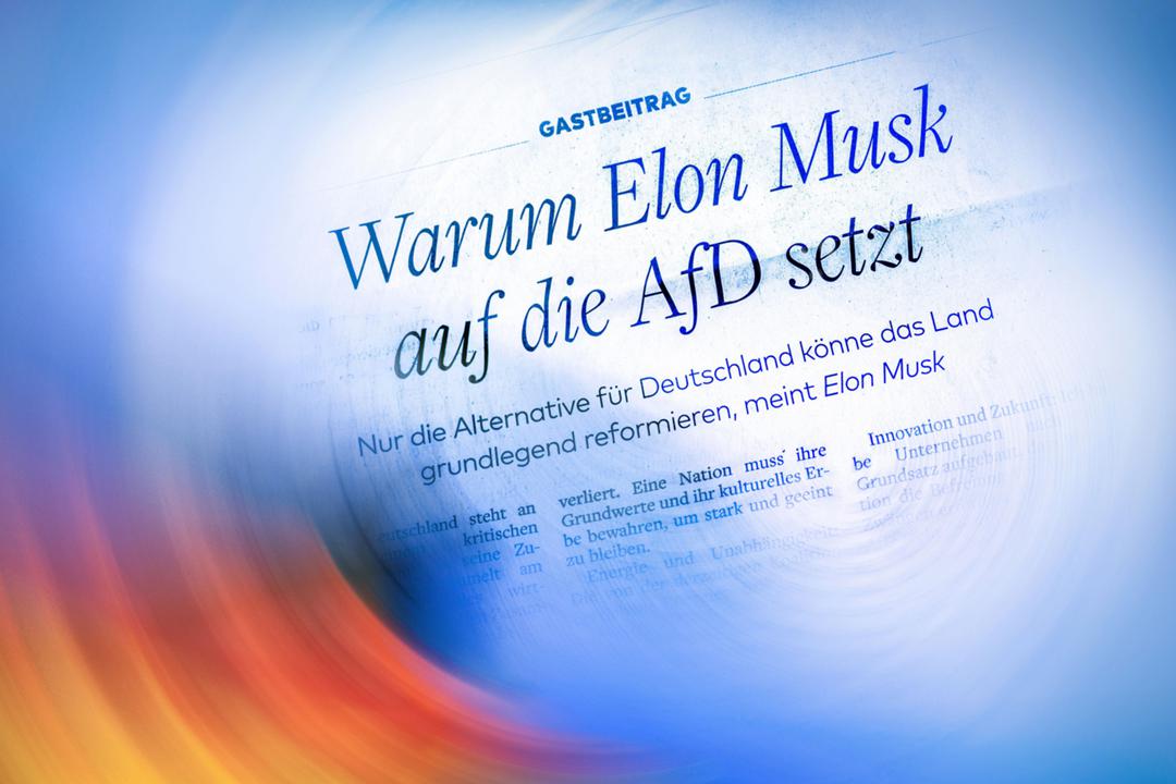 Elon Musks Gastbeitrag in der "Welt am Sonntag" vom 29. Dezember 2024