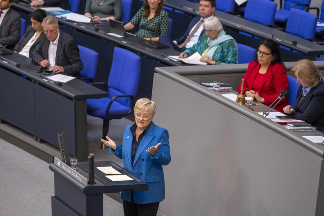 Renate Künast im Deutschen Bundestag