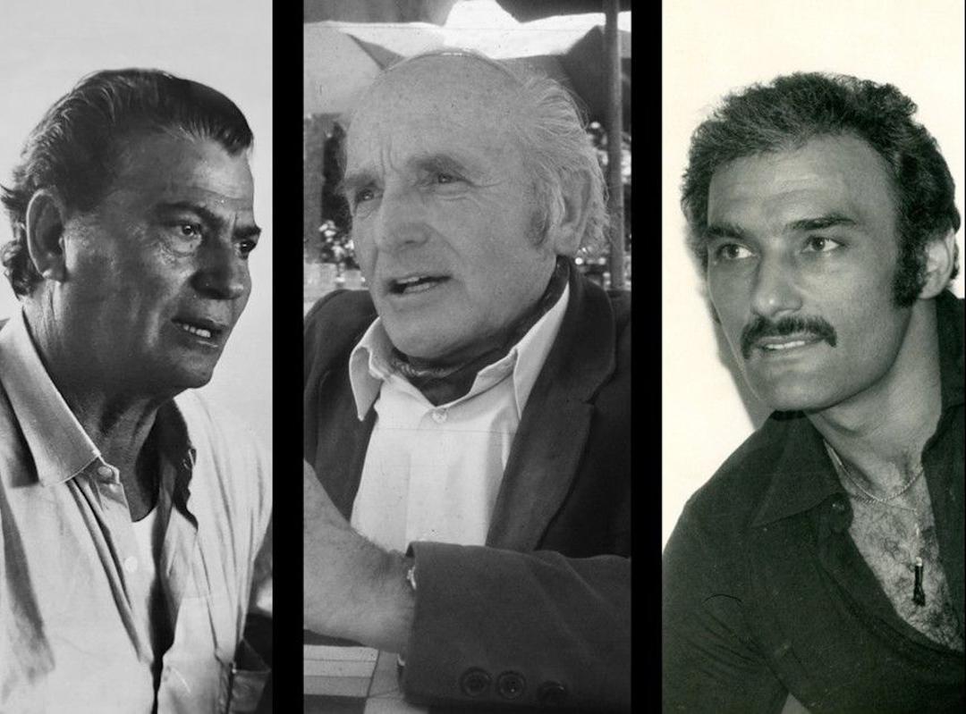 Roberto Suárez, Klaus Barbie und Michael Levine (von links) in den 1980er Jahren