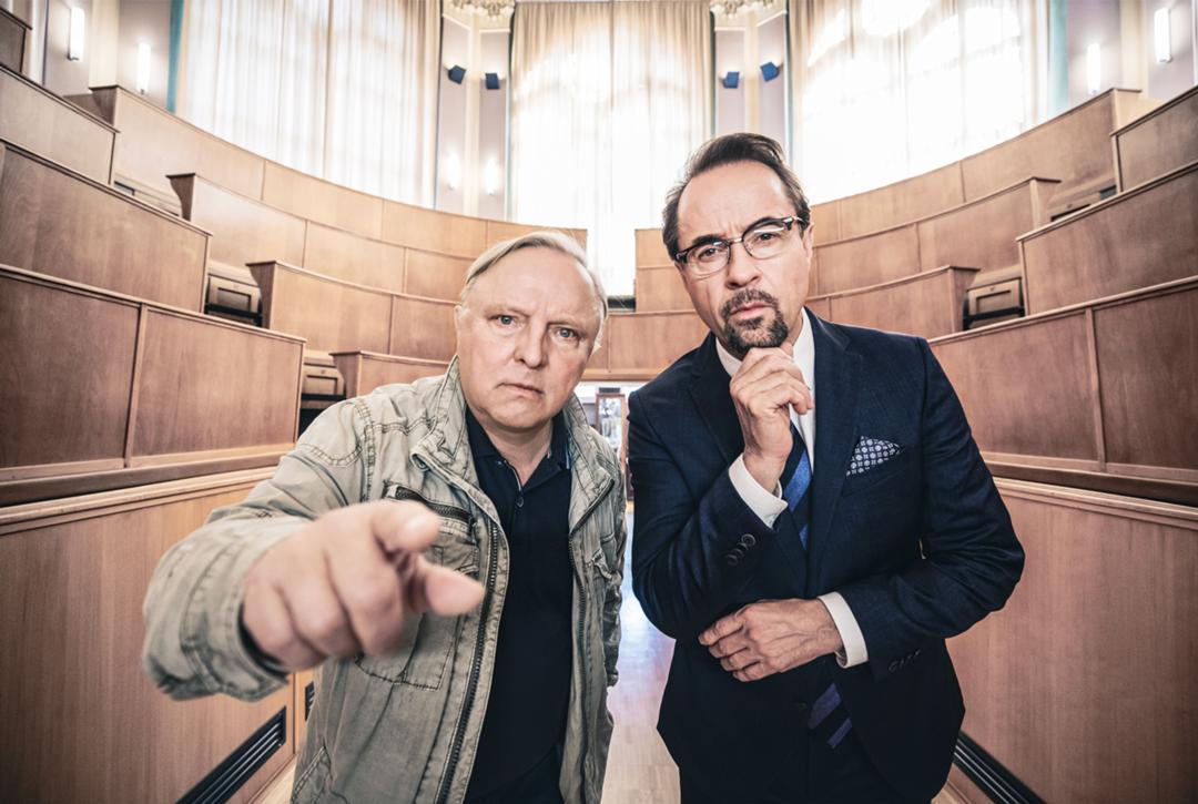 Im "Tatort: Fiderallala" werden Kriminalhauptkommissar Frank Thiel (Axel Prahl) und Professor Karl-Friedrich Boerne (Jan Josef Liefers) mit einem Fall unter Studierenden konfrontiert