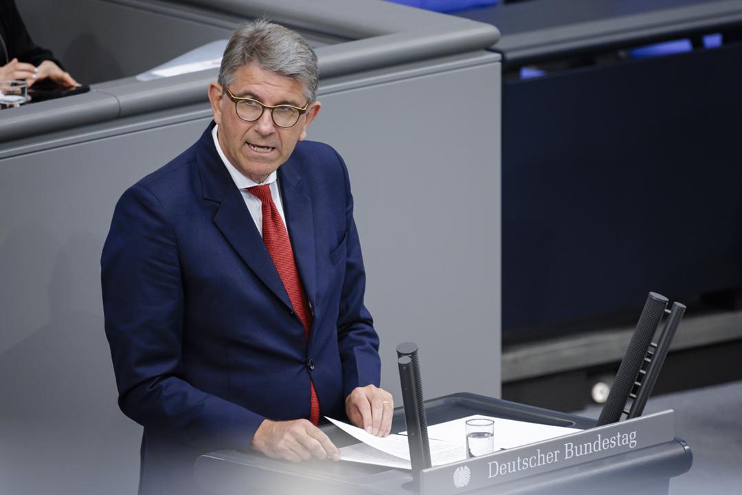 Kulturstaatsminister Wolfram Weimer im Mai im Bundestag