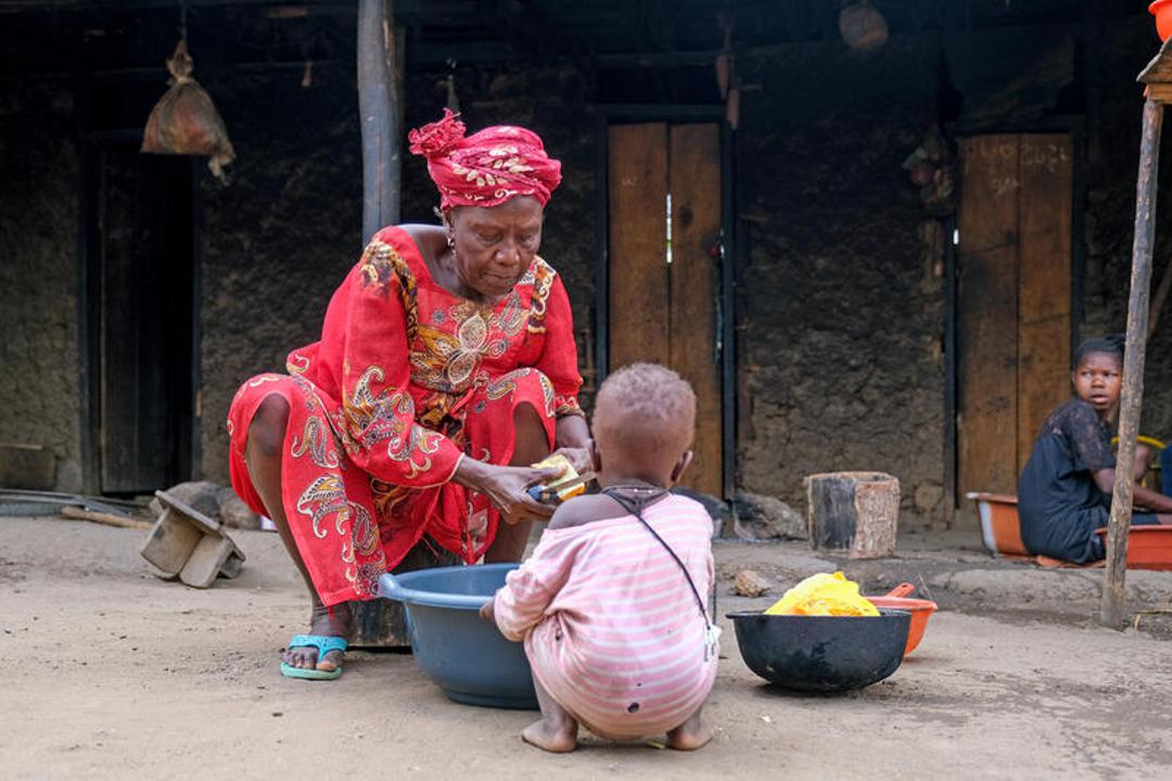 Menschen des afrikanischen Kontinents, wie hier in Sierrra Leone, kommen in deutschen Medien kaum vor.