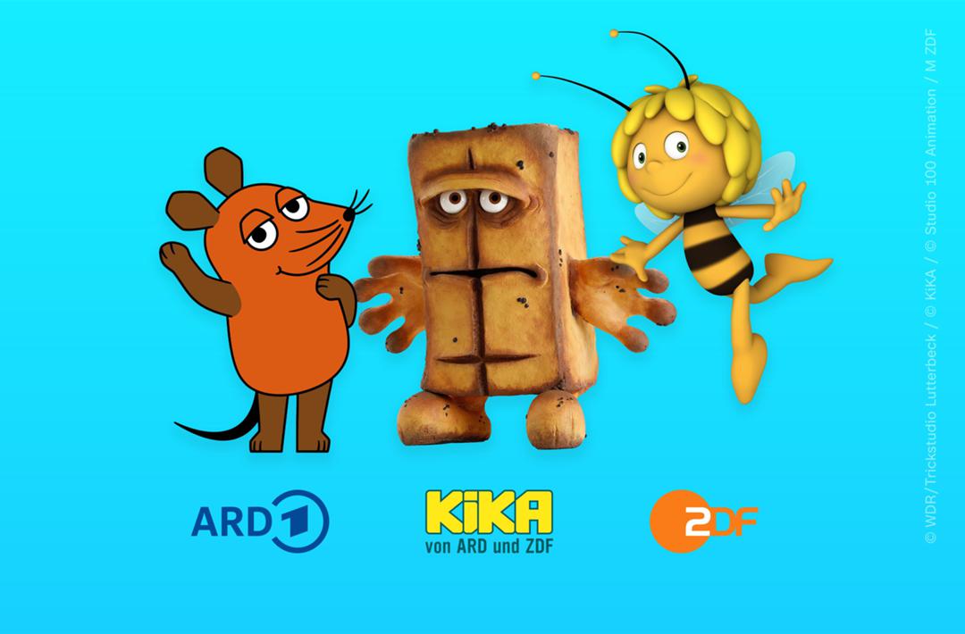 Die Angebote des Kika sind auch online in den Mediatheken von ARD und ZDF zu finden