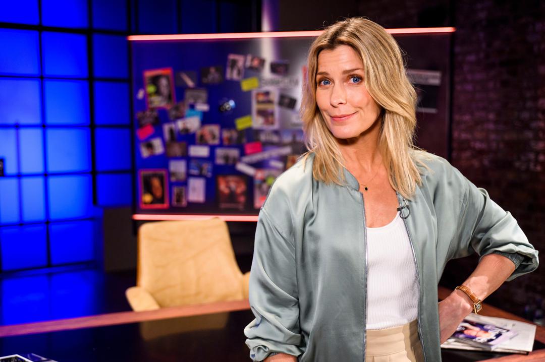 Valerie Niehaus im Studio der "heute-show"