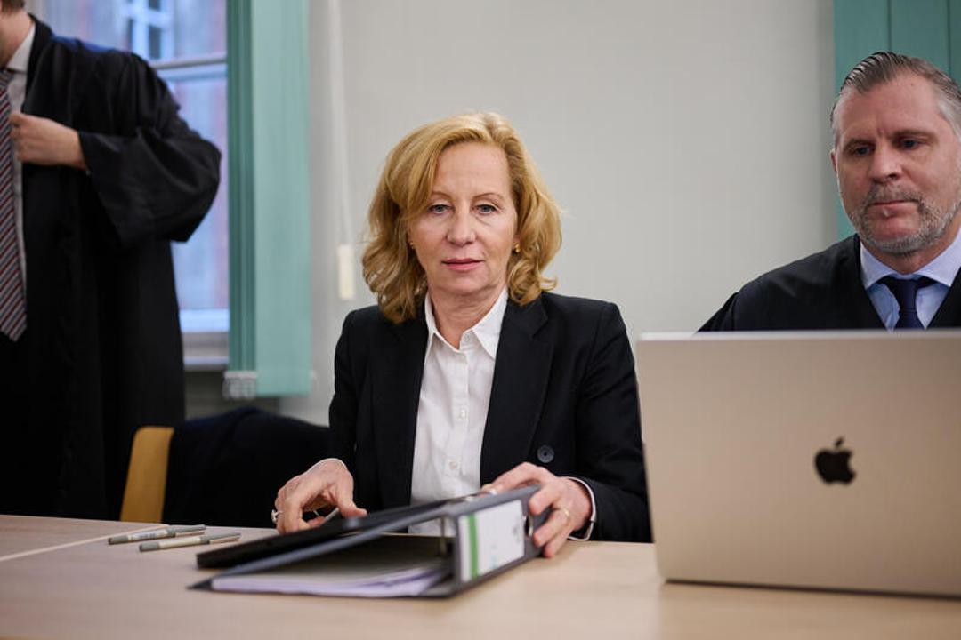 Patricia Schlesinger bei einem Verhandlungstermin vor dem Landgericht Berlin