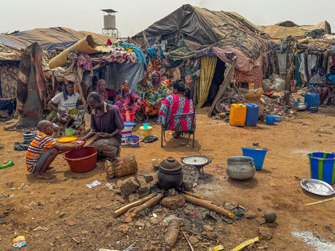 Leben im Vertriebenenlager Faladie in der malischen Hauptstadt Bamako