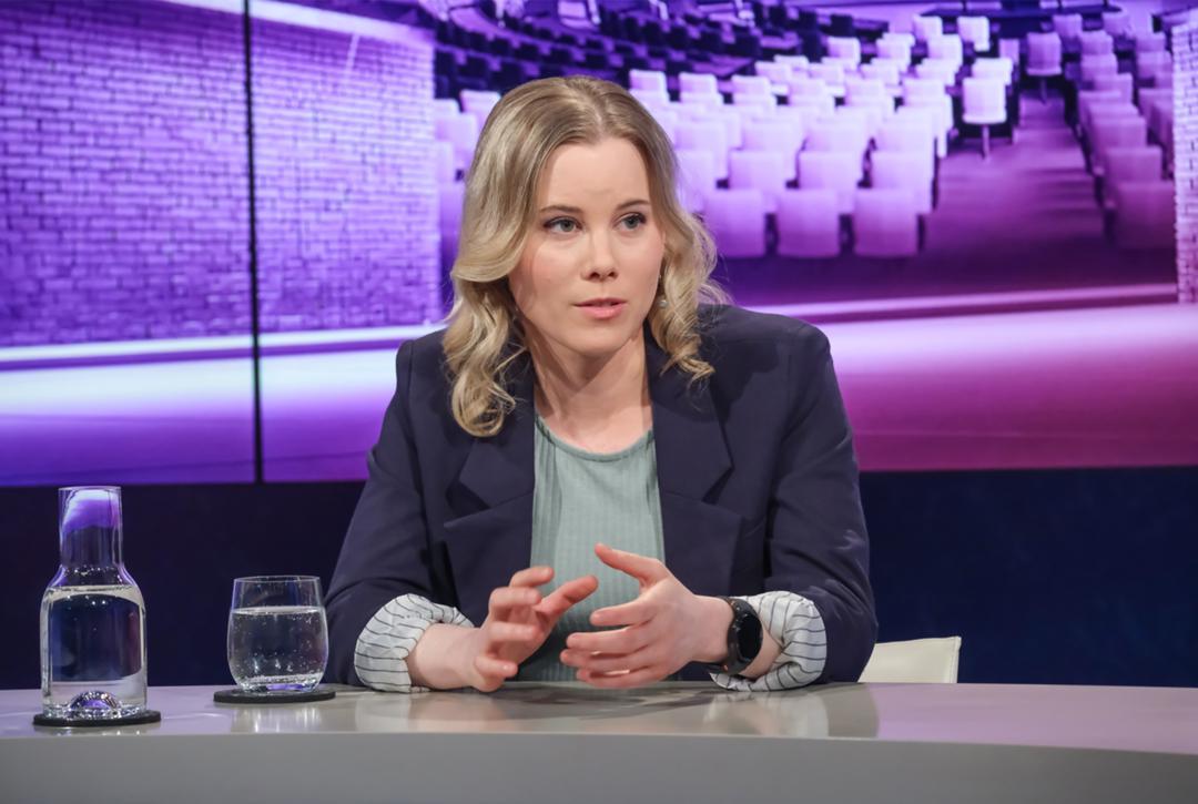 Julia Ruhs im Mai in der ARD-Sendung "Maischberger"