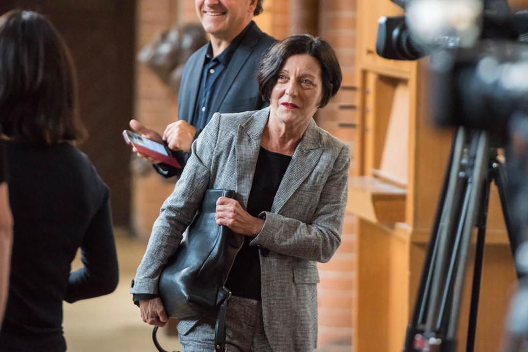 Herta Müller 2018 bei einer Gedenkveranstaltung in Berlin
