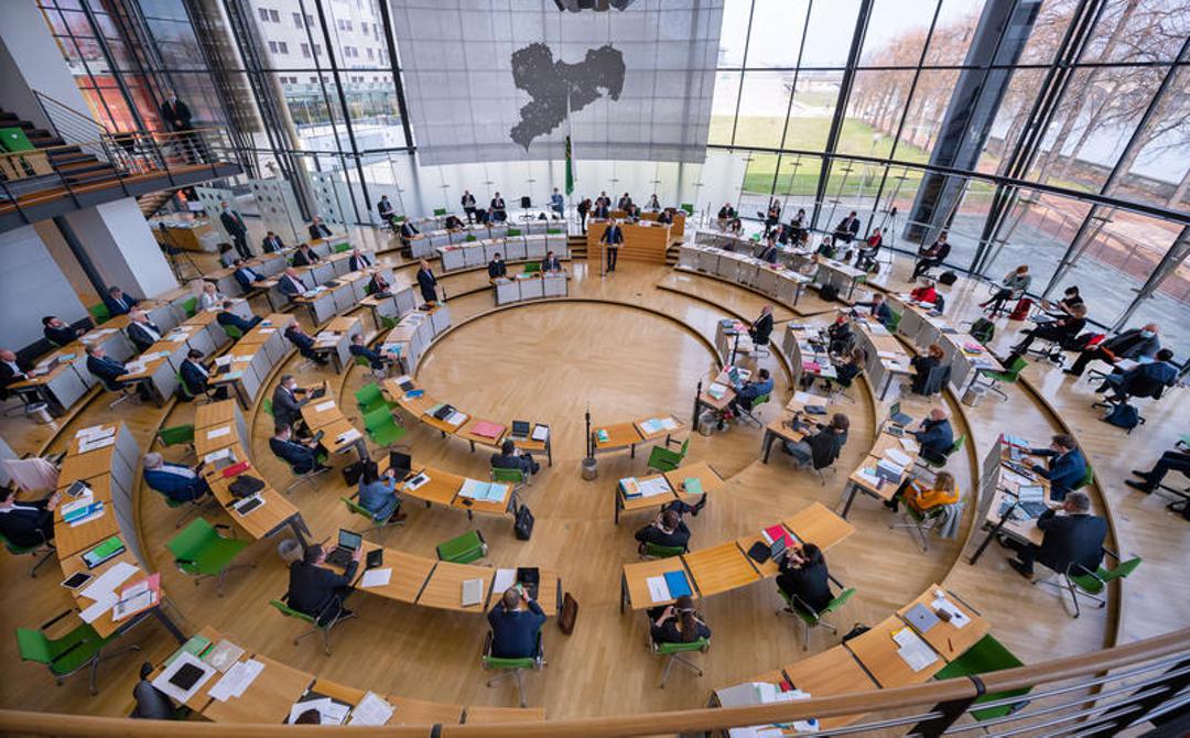 Landtag in Dresden (Archivbild)