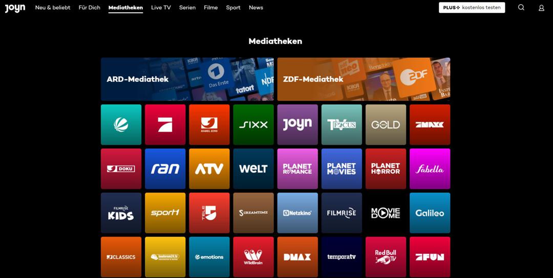 So soll es nicht sein: Gegen den Willen von ARD und ZDF vorübergehend erfolgte Einbindung der Mediatheken bei Joyn