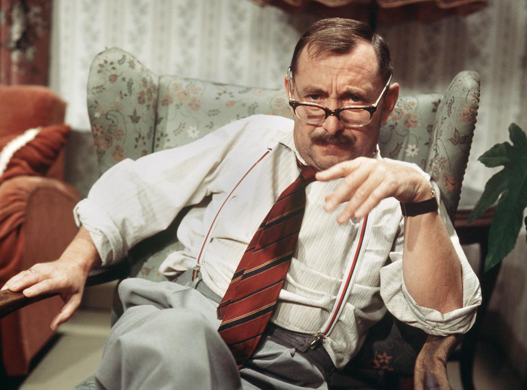 Heinz Schubert als Alfred Tetzlaff in "Ein Herz und eine Seele"