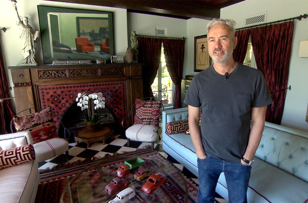 Hollywood-Regisseurs Roland Emmerich in seiner Villa in den USA in Los Angeles