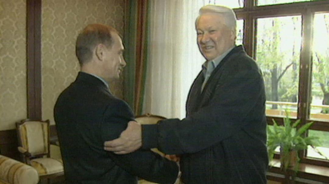 Präsident Boris Jelzin und Wladimir Putin im August 1999
