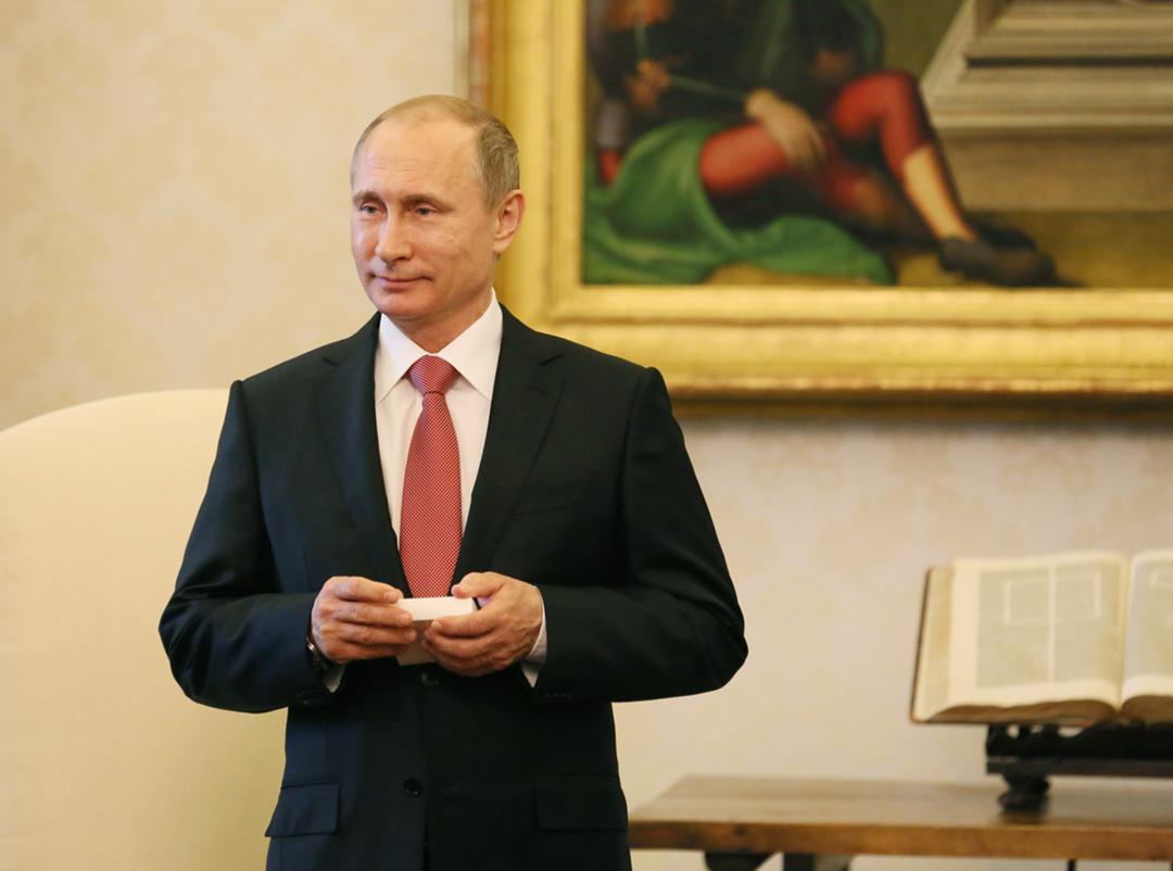 Putin bei Papst Franziskus in Audienz