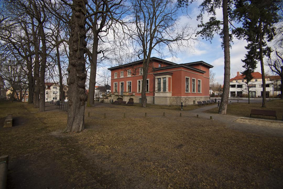 Die Medienvilla an der Bauhaus Universität in Weimar