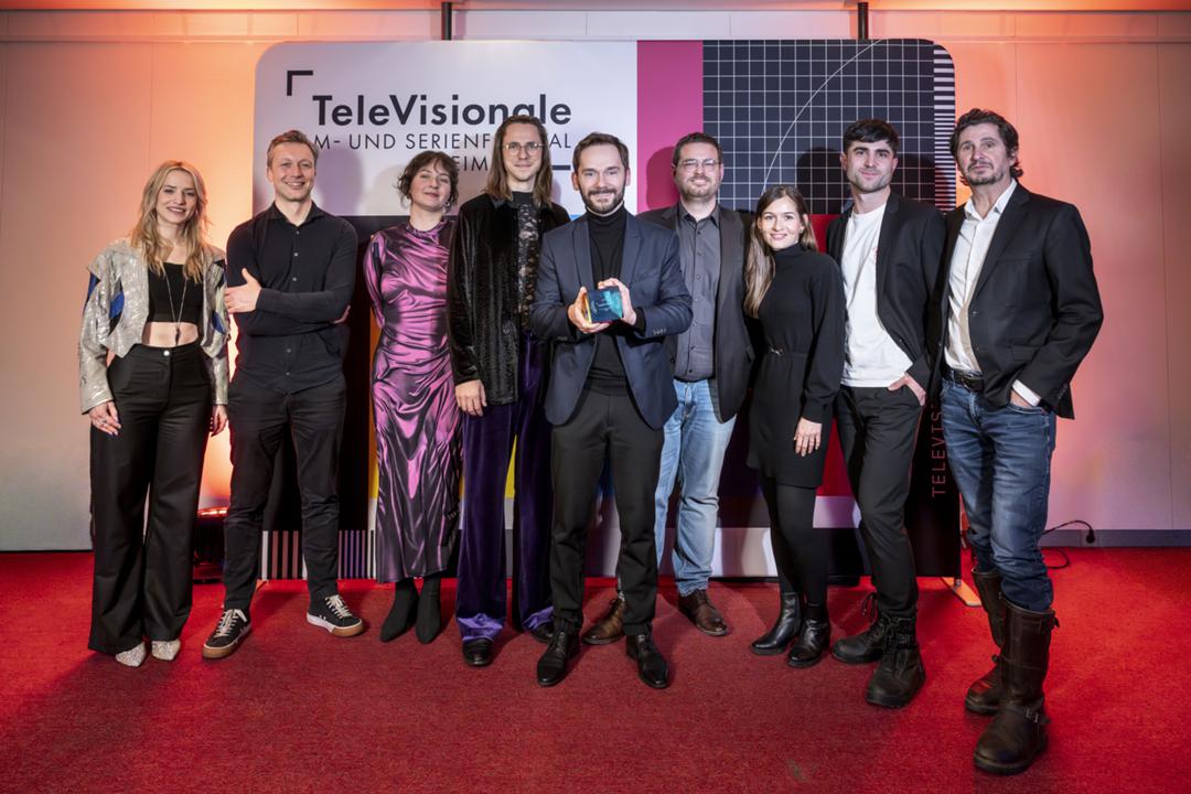 Das Team des Siegerfilms "No Dogs Allowed" bei der Televisionale