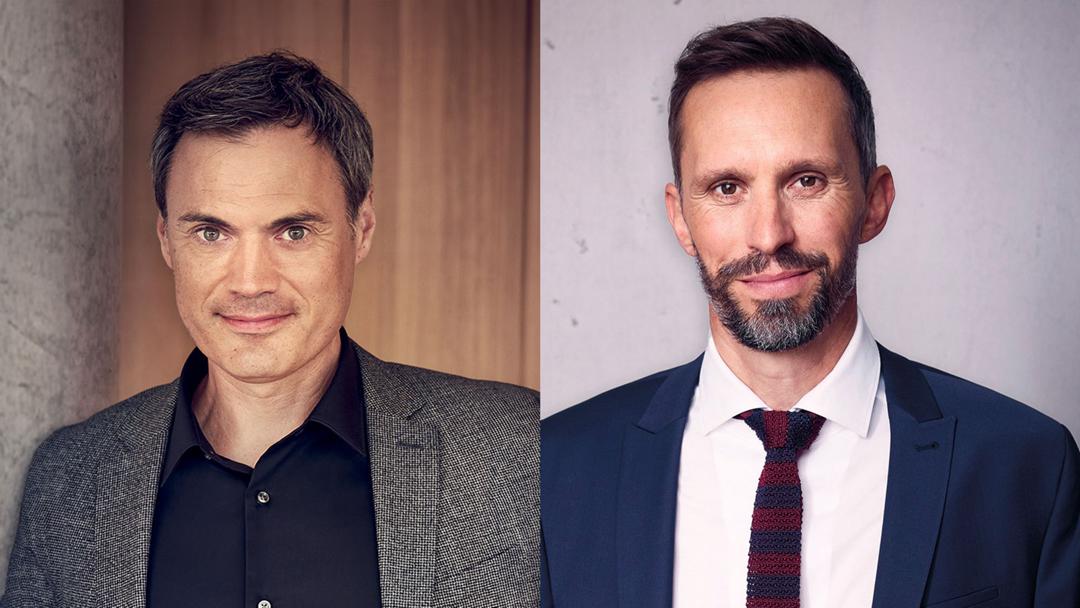 ZDF-Intendant Norbert Himmler (links) und ARD-Vorsitzender Florian Hager