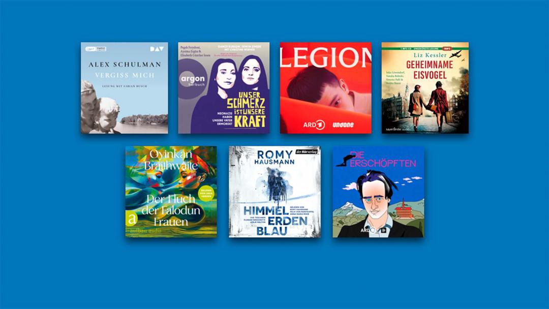Die sieben mit dem Deutschen Hörbuchpreis ausgezeichneten Produktionen