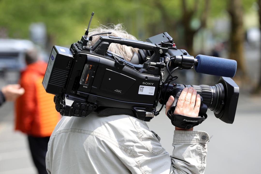 Kameramann bei der Arbeit