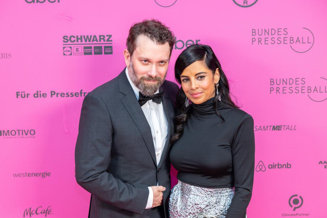 Damals noch ein Paar: Christian Ulmen und Collien Fernandes beim Bundespresseball 2024