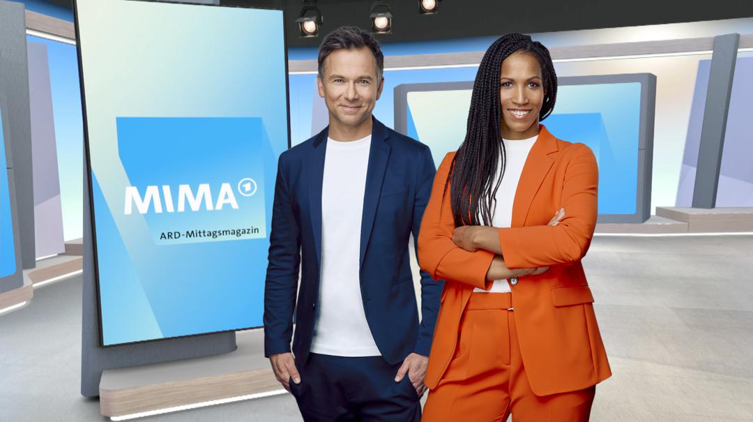ARD-"Mittagsmagazin" mit Tino Böttcher und Mariama Jamanka