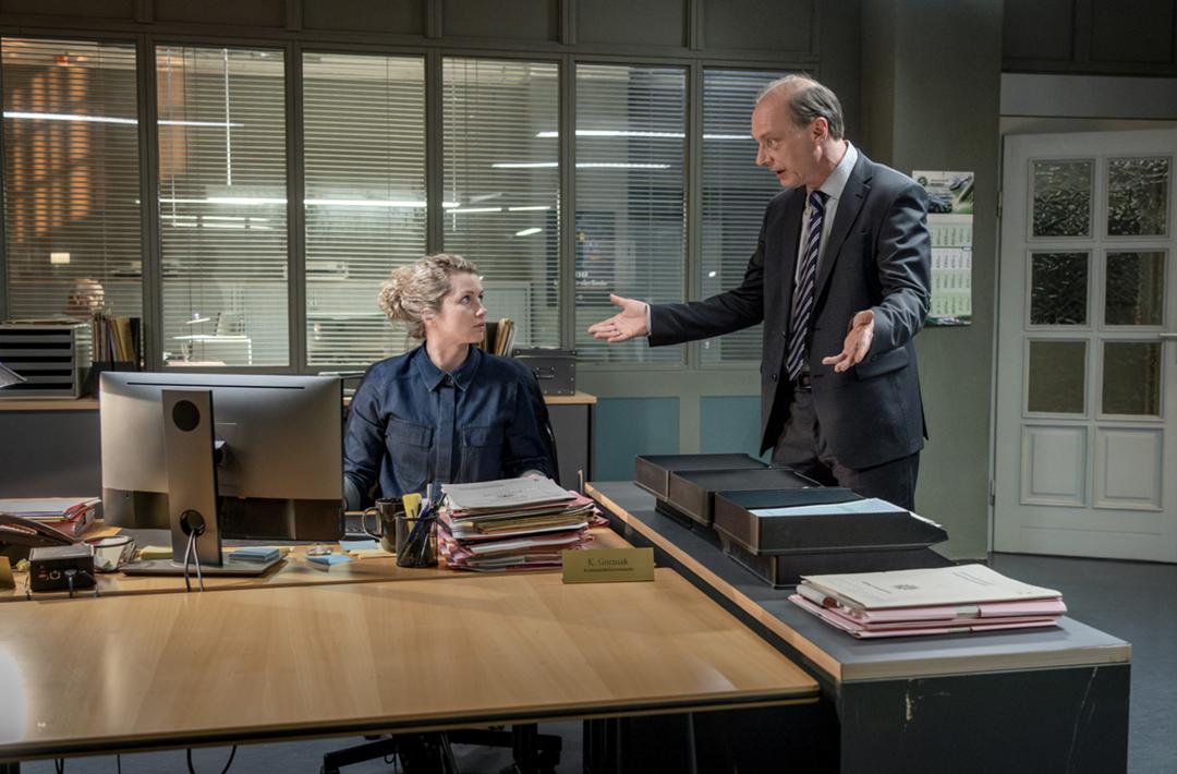MDR-"Tatort: Nachtschatten" mit den Ermittlern Leonie Winkler (Cornelia Gröschel) und Peter Schnabel (Martin Brambach)
