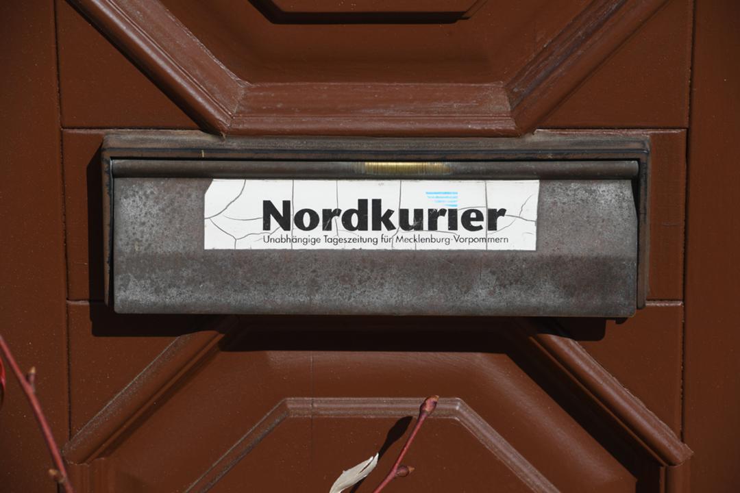Die Tageszeitung "Nordkurier" erscheint in Mecklenburg-Vorpommern und in Brandenburg