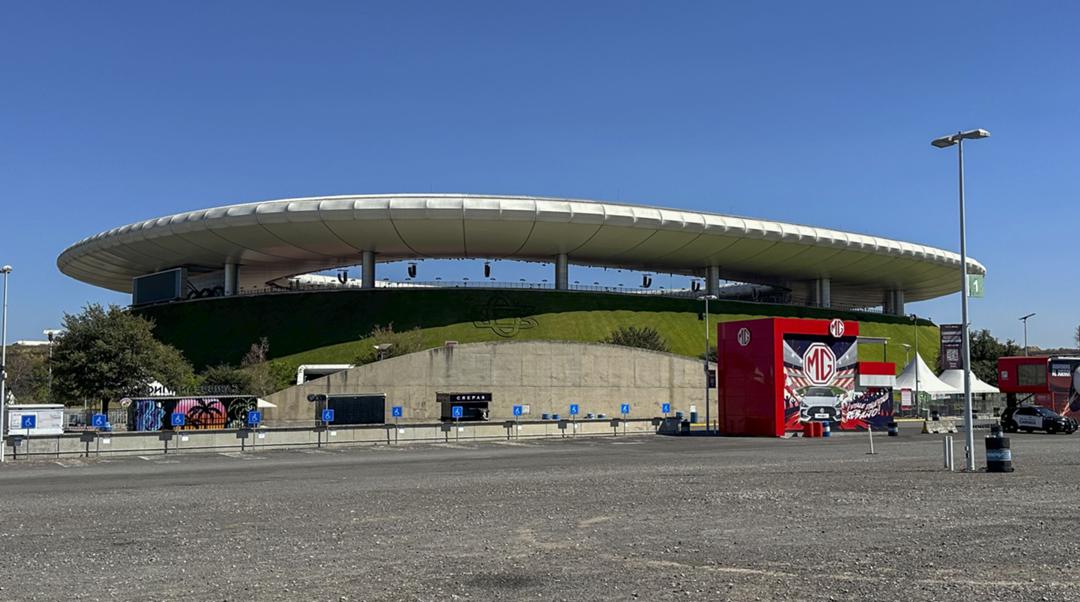 Im Aztekenstadion in Mexiko Stadt wird am 11. Juni das Eröffnungsspiel der Fußball-Weltmeisterschaft angepfiffen
