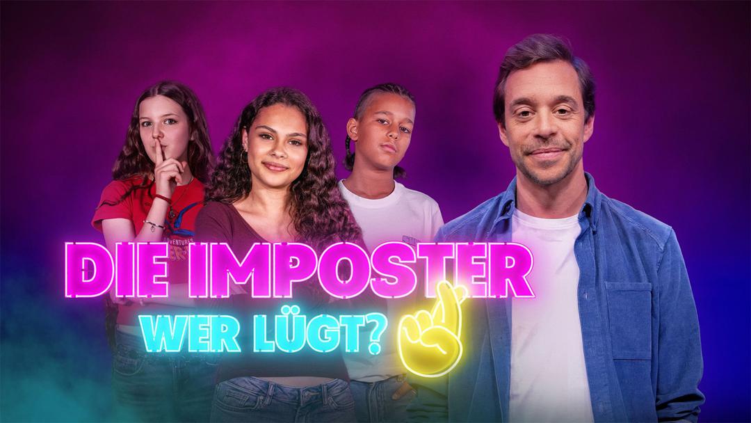 Tobias Krell (rechts) moderiert "Die Imposter"