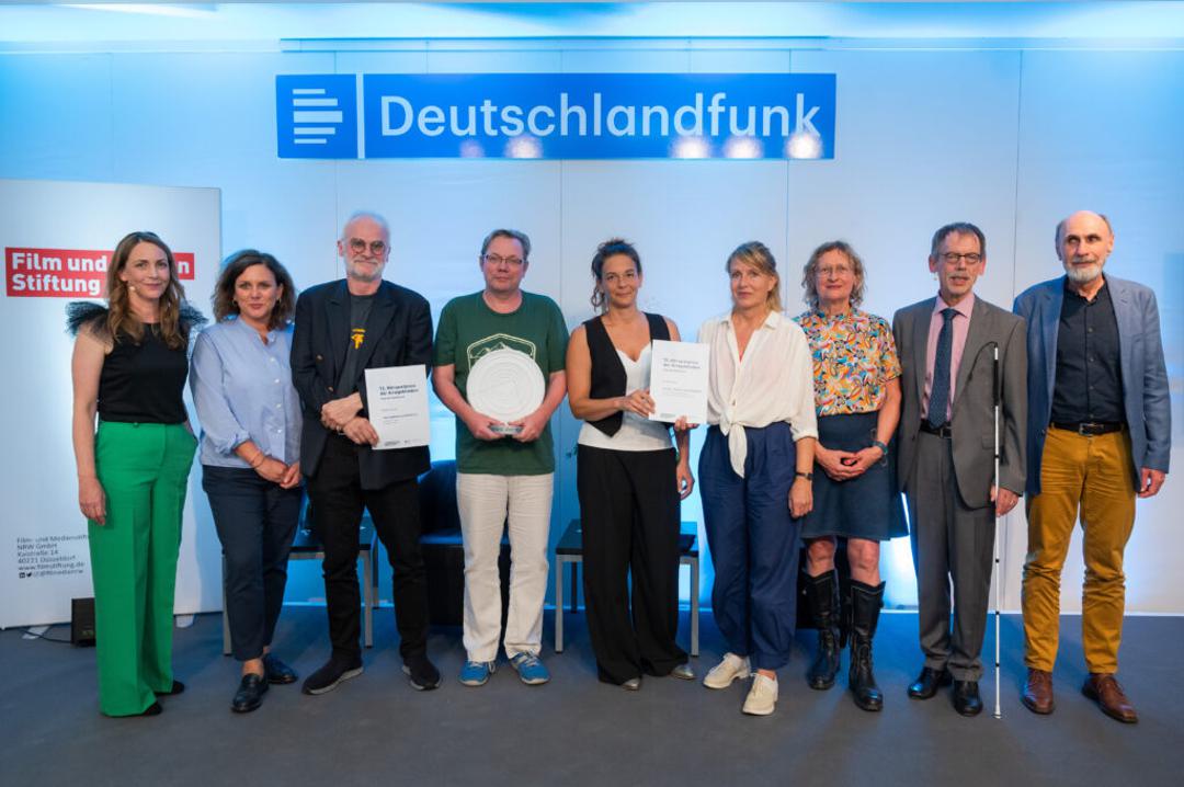 Verleihung des Hörspielpreises der Kriegsblinden 2023 beim Deutschlandfunk in Köln